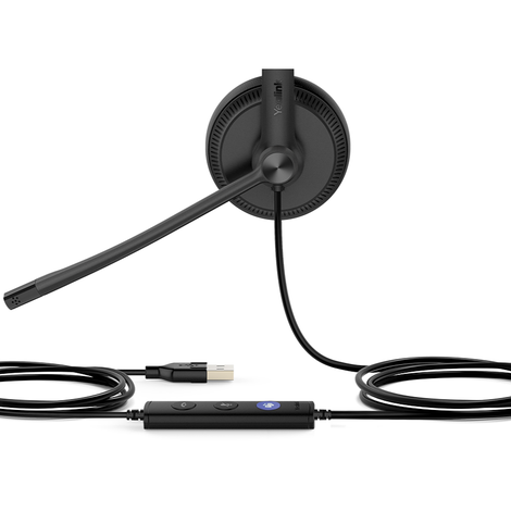 Yealink UH34-Mono Teams Uyumlu Taçlı USB Kulak Üstü Kulaklık 2