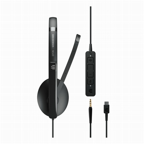 Sennheiser Epos Adapt 165 USB+Jaklı Duo Kulak Üstü Kulaklık